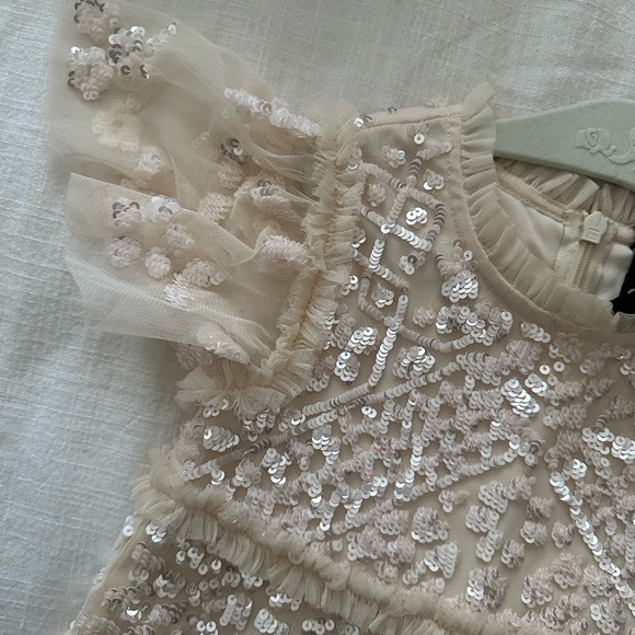 Needle and thread Aurora dress in champagne - Picture 4 of 15